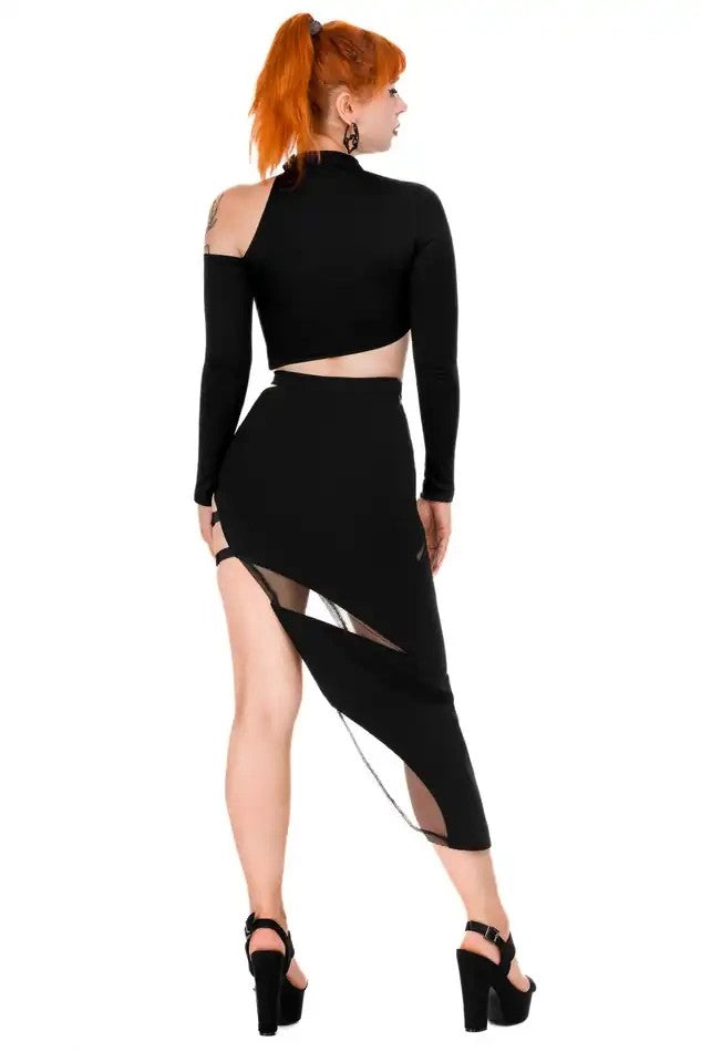 ASYMMETRIC SKIRT