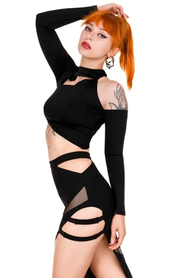 ASYMMETRIC SKIRT