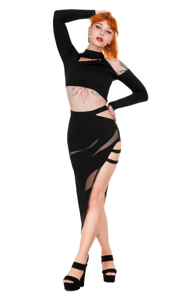 ASYMMETRIC SKIRT