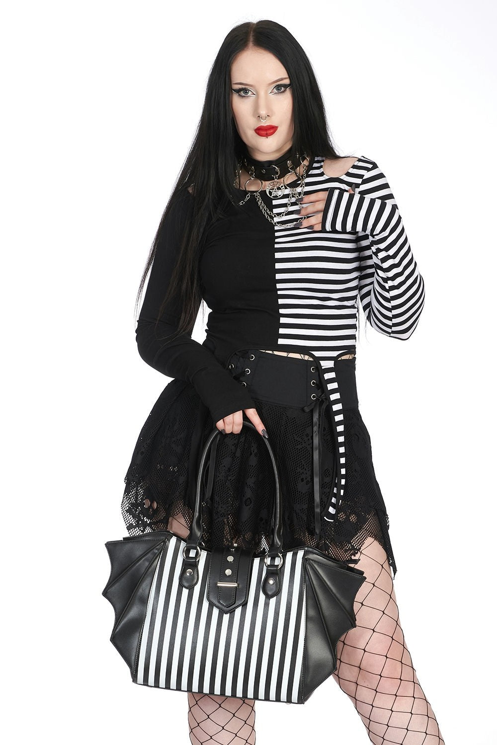 ANNABELLE HANDBAG STRIPED