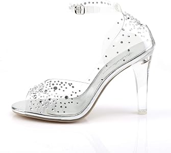 Clear Rhinestone Heels