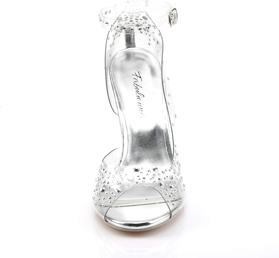 Clear Rhinestone Heels