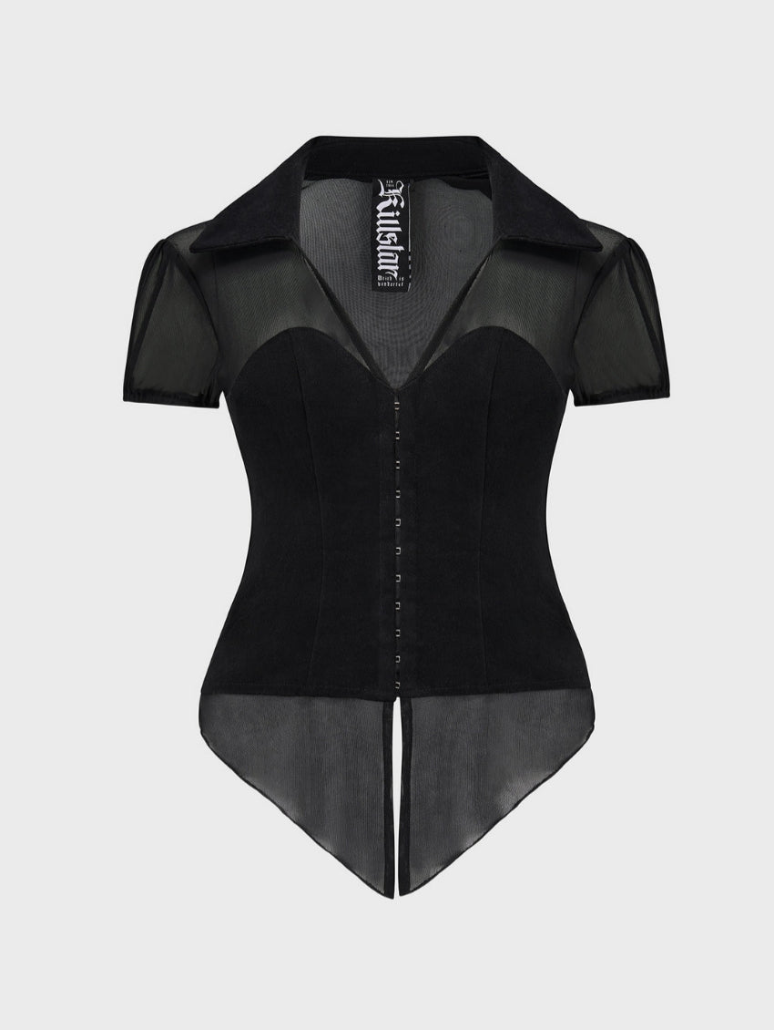 Cryptic Cora Top