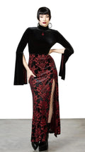 Scarlet Fiend Maxi Skirt