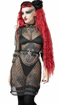All nighter Fishnet dress