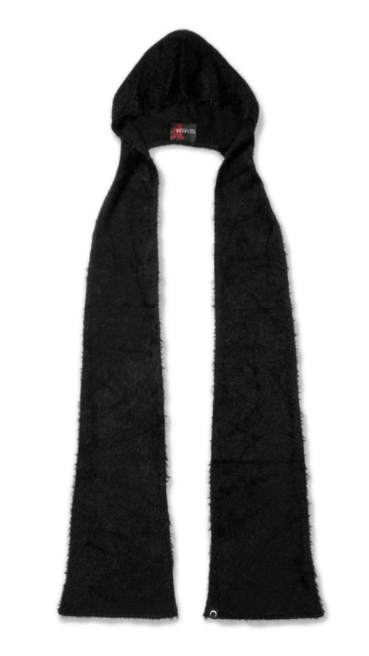 Ashen Hooded Scarf