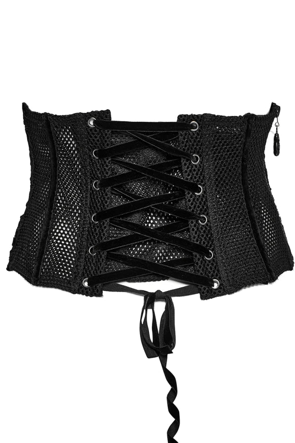 Elegant Lace Applique Cincher Corset