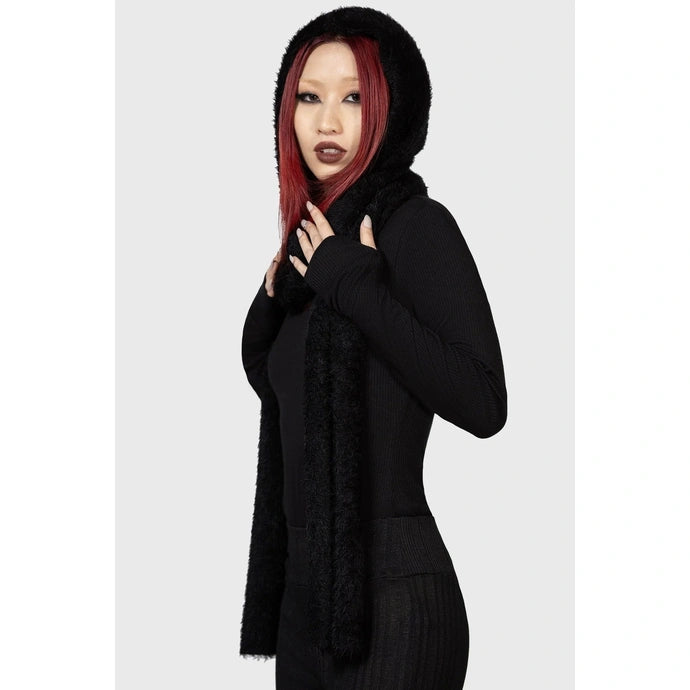 Ashen Hooded Scarf