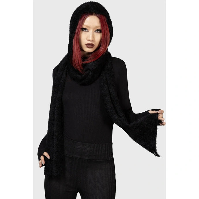 Ashen Hooded Scarf