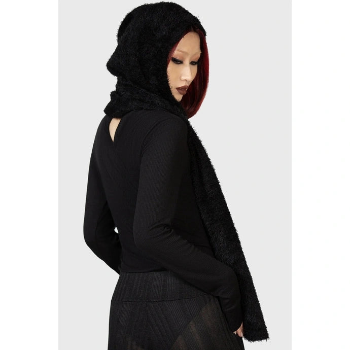 Ashen Hooded Scarf