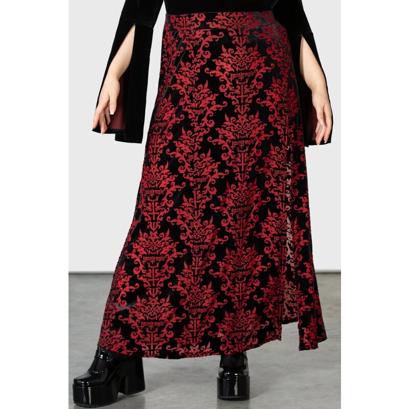 Scarlet Fiend Maxi Skirt