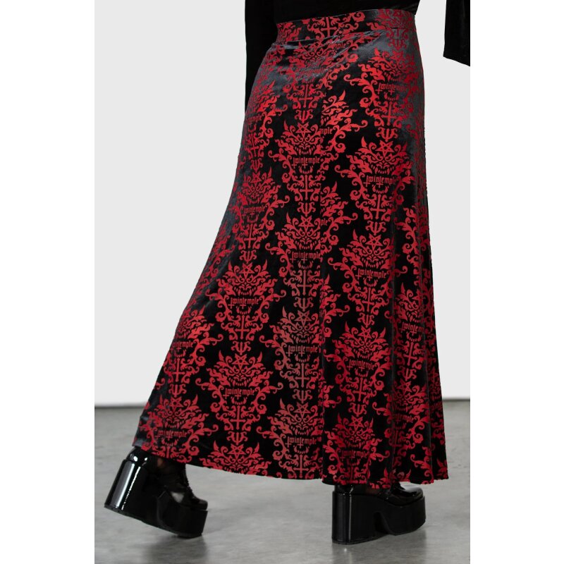 Scarlet Fiend Maxi Skirt