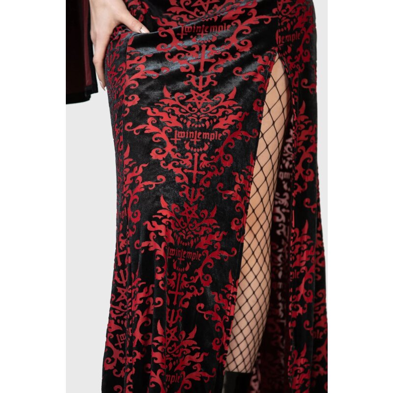 Scarlet Fiend Maxi Skirt